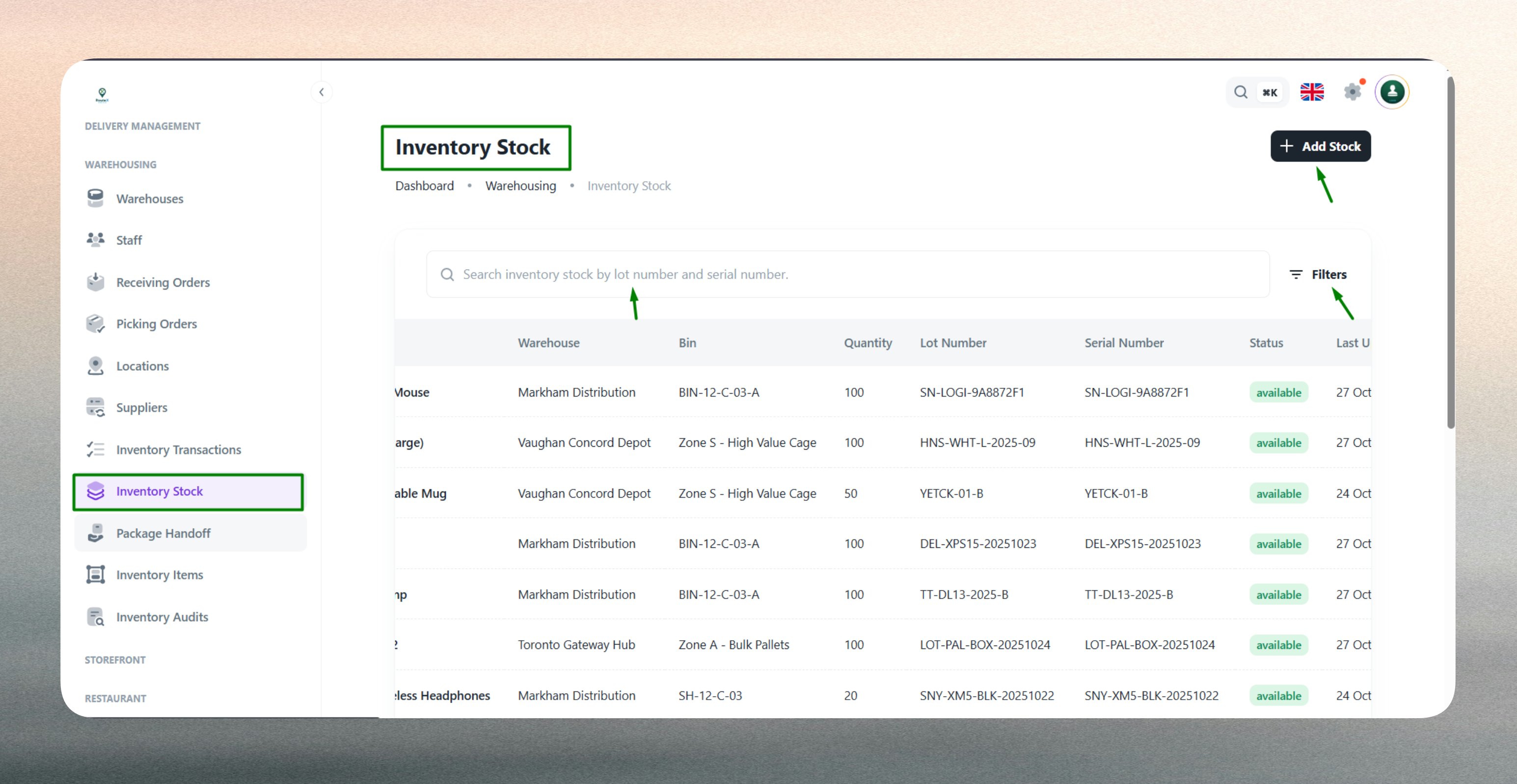 Stock List Tools