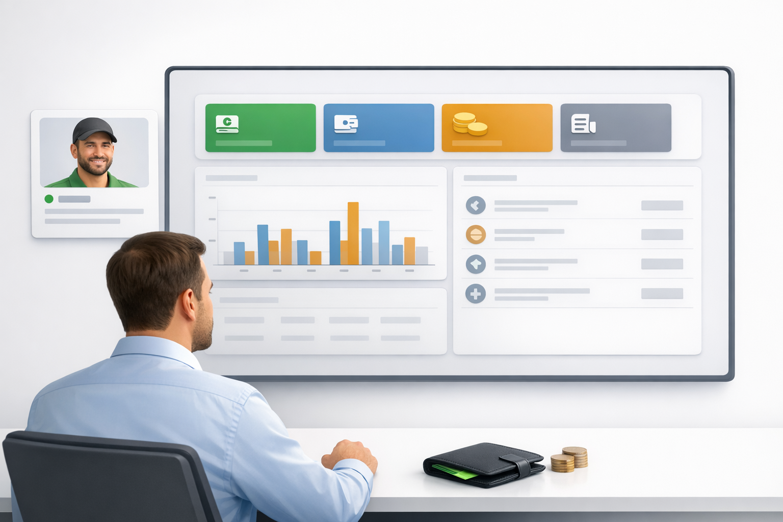 Driver accounting illustration